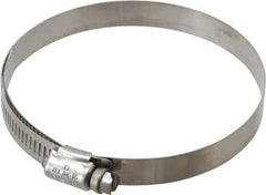 IDEAL TRIDON - SAE Size 56, 3-1/16 to 4" Diam, Stainless Steel Lined Worm Drive Clamp - Material Grade 316 - Makers Industrial Supply