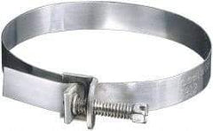 IDEAL TRIDON - SAE Size 136, 1 to 9" Diam, Galvanized Steel Adjustable Strap Worm Drive Clamp - Makers Industrial Supply