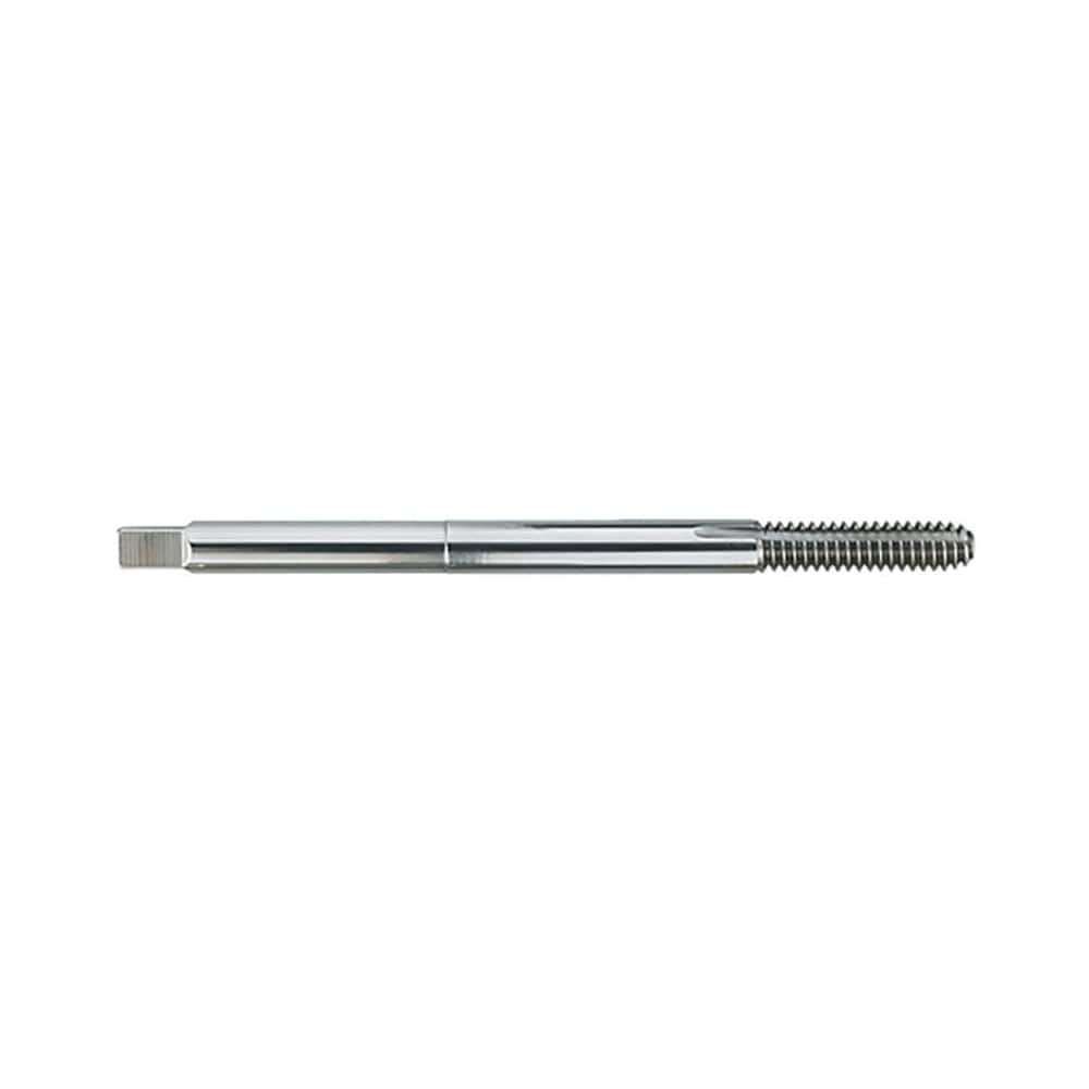 Extension Tap: 10-24, H6, Bright/Uncoated, High Speed Steel, Thread Forming Bottoming, 4″ OAL, 7/8″ Thread Length, 2B Class of Fit