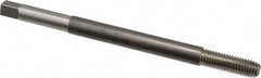 Balax - M10x1.50 Metric Coarse D11 Bright Finish High Speed Steel Thread Forming Extension Tap - Bottoming Chamfer, 6" OAL, 1-1/4" Thread Length, 6H Class of Fit - Exact Industrial Supply