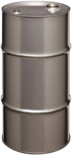 Made in USA - 16 Gallon Cylindrical Stainless Steel Tight Head Drum - 27" High x 14" Diam - Makers Industrial Supply