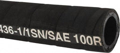 Parker - -20 Hose Size, 1-1/4" ID, 900 psi Work Pressure Hydraulic Hose - Synthetic Rubber, -40°F to 212°F - Makers Industrial Supply