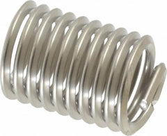 Recoil - 3/8-16 UNC, 3/4" OAL, Free Running Helical Insert - 10 Free Coils, Tanged, Stainless Steel, Bright Finish, 2D Insert Length - Makers Industrial Supply