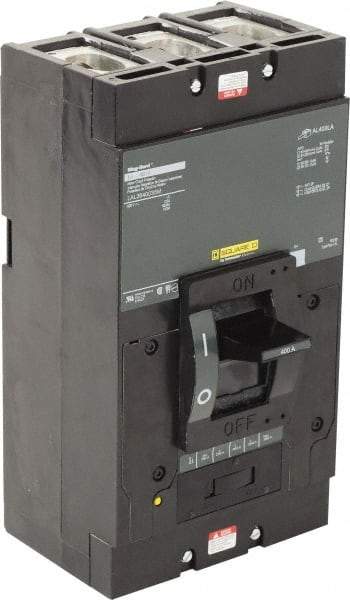 Square D - 400 Amp, 600 V, 3 Pole, Panel Mount Motor Circuit Breaker - Thermal Magnetic Trip, Multiple Breaking Capacity Ratings - Makers Industrial Supply