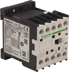 Schneider Electric - 4 Pole, 24 Coil VDC, 16 Amp at 690 VAC and 20 Amp at 440 VAC, Nonreversible IEC Contactor - BS 5424, CSA, IEC 60947, NF C 63-110, RoHS Compliant, UL Listed, VDE 0660 - Makers Industrial Supply