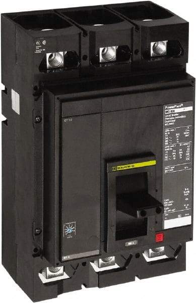 Square D - 800 Amp, 3 Pole, Panel Mount Molded Case Circuit Breaker - Electronic Trip, Multiple Breaking Capacity Ratings - Makers Industrial Supply