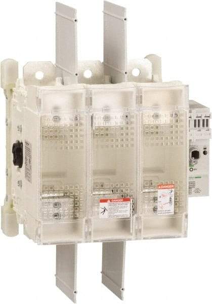 Schneider Electric - 3 Pole, 600 Volt, 400 Amp, Pressure Plate Fuse Holder - Compatible with J Class, 259mm Wide Fuse - Makers Industrial Supply