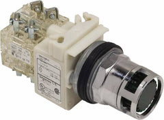 Schneider Electric - 30mm Mount Hole, Flush, Pushbutton Switch Only - Illuminated, Momentary (MO) - Makers Industrial Supply