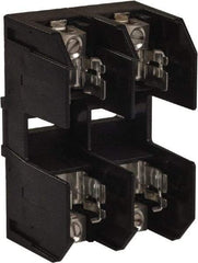 Square D - 2 Pole, 600 Volt, 30 Amp, DIN Rail Mount Fuse Holder - Compatible with J Class Fuse - Makers Industrial Supply