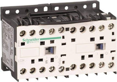 Schneider Electric - 3 Pole, 120 Coil VAC at 50/60 Hz, 12 Amp at 440 VAC, 16 Amp at 690 VAC and 20 Amp at 440 VAC, Reversible IEC Contactor - BS 5424, CSA, IEC 60947, NF C 63-110, RoHS Compliant, UL Listed, VDE 0660 - Makers Industrial Supply