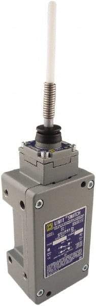 Square D - SPDT, 2NC/2NO, 600 Volt, Screw Terminal, Cat Whisker Actuator, General Purpose Limit Switch - 1, 2, 4, 6, 12, 13, 6P NEMA Rating, IP67 IPR Rating - Makers Industrial Supply