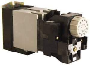 Square D - Time Delay Relay - 5 & 10 Contact Amp, 110 VAC at 50 Hz & 120 VAC at 60 Hz - Makers Industrial Supply