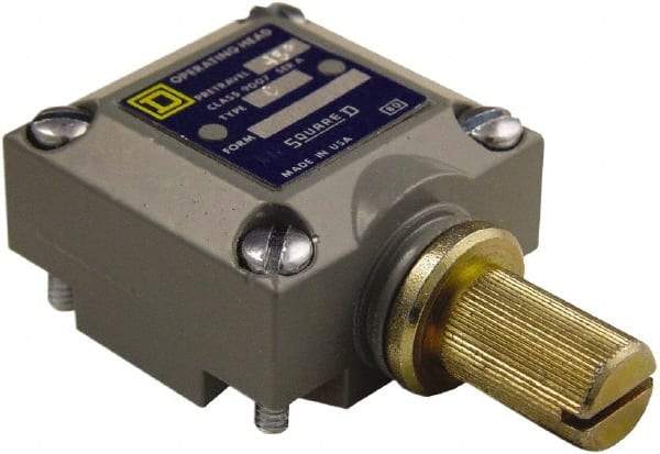 Square D - SPDT, NC/NO, 600 Volt Screw Terminal, Rotary Head Actuator, General Purpose Limit Switch - 1, 2, 4, 6, 12, 13, 6P NEMA Rating, IP67 IPR Rating - Makers Industrial Supply