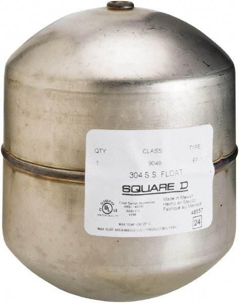 Square D - Pressure and Level Switch Float - For Use with 9037E, 9038D, RoHS Compliant - Makers Industrial Supply