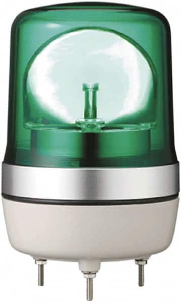 Schneider Electric - 24 VAC/VDC, 125 mAmp, Rotating Beacon LED Light - Surface Mounted, 6.77 Inch High, 106mm Diameter, 138 Flashes per min - Makers Industrial Supply