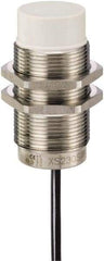 Telemecanique Sensors - NPN, PNP, 22mm Detection, Cylinder, Inductive Proximity Sensor - 2 Wires, IP68, IP69, 24 to 240 VAC @ 50/60 Hz, 24 to 240 VDC, M30x1.5 Thread, 63mm Long - Makers Industrial Supply