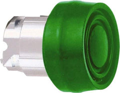 Schneider Electric - 22mm Mount Hole, Flush, Pushbutton Switch Only - Round, Green Pushbutton, Nonilluminated, Momentary (MO) - Makers Industrial Supply