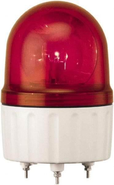 Schneider Electric - 24 VAC/VDC, 125 mAmp, Rotating Beacon LED Light - Surface Mounted, 6.61 Inch High, 120mm Diameter, 138 Flashes per min - Makers Industrial Supply