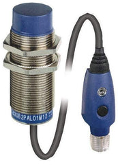 Telemecanique Sensors - PNP, 11 to 18mm Detection, Cylinder, Inductive Proximity Sensor - 3 Wires, IP67, IP69, 12 to 24 VDC, M30x1.5 Thread, 63mm Long - Makers Industrial Supply