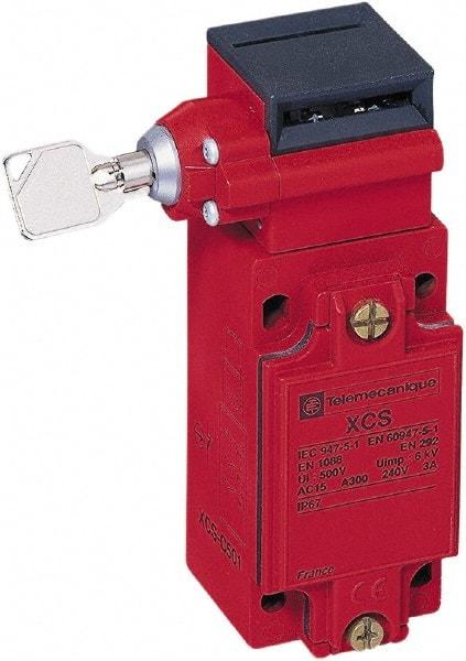 Telemecanique Sensors - 3NC Configuration, Multiple Amp Level, Metal Key Safety Limit Switch - 52mm Wide x 44mm Deep x 114mm High, IP67 Ingress Rating - Makers Industrial Supply