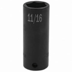 SK - Impact Socket - 3/8"DR 11/16" DEEP IMPACT SOCKET - Makers Industrial Supply