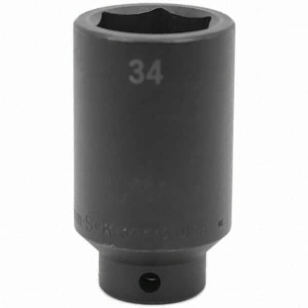 SK - Impact Socket - 1/2"DR 34MM DEEP IMPACT SOCKET - Makers Industrial Supply