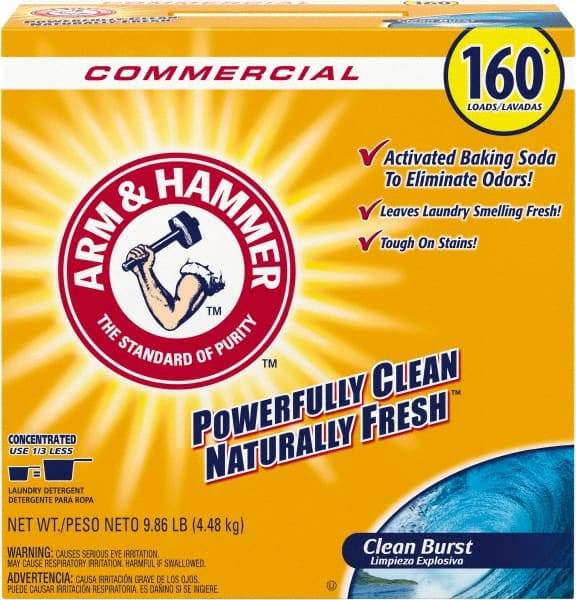 Arm & Hammer - 11.9 Lb Powder Laundry Detergent - Clean Burst Scent - Makers Industrial Supply