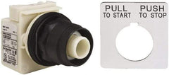 Schneider Electric - 30mm Mount Hole, Extended Straight, Pushbutton Switch Only - Maintained (MA), Momentary (MO) - Makers Industrial Supply