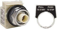 Schneider Electric - 30mm Mount Hole, Extended Straight, Pushbutton Switch Only - Maintained (MA) - Makers Industrial Supply