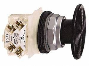 Schneider Electric - 30mm Mount Hole, Extended Straight, Pushbutton Switch with Contact Block - Black Pushbutton, Momentary (MO) - Makers Industrial Supply