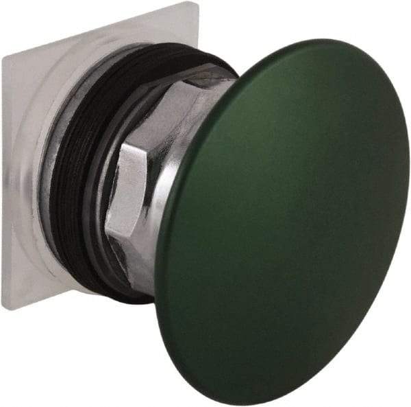 Schneider Electric - 30mm Mount Hole, Extended Mushroom Head, Pushbutton Switch Only - Round, Green Pushbutton, Nonilluminated, Momentary (MO) - Makers Industrial Supply