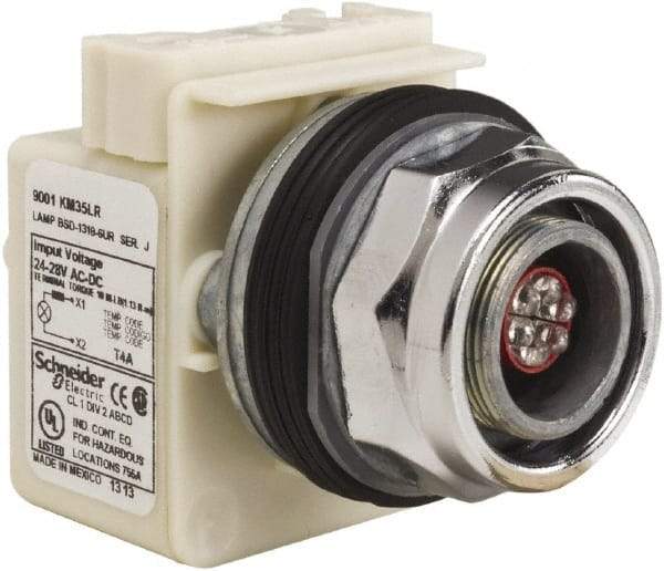 Schneider Electric - 28 V LED Indicating Light - Screw Clamp Connector - Makers Industrial Supply