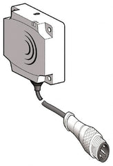 Telemecanique Sensors - PNP, NC, 15 to 25mm Detection, Flat, Inductive Proximity Sensor - 3 Wires, IP67, 12 to 24 VDC, 40mm Wide - Makers Industrial Supply