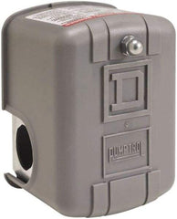 Square D - 1 and 3R NEMA Rated, 5 to 21 psi, Electromechanical Pressure and Level Switch - Adjustable Pressure, 575 VAC, L1-T1, L2-T2 Terminal, For Use with Square D Pumptrol - Makers Industrial Supply