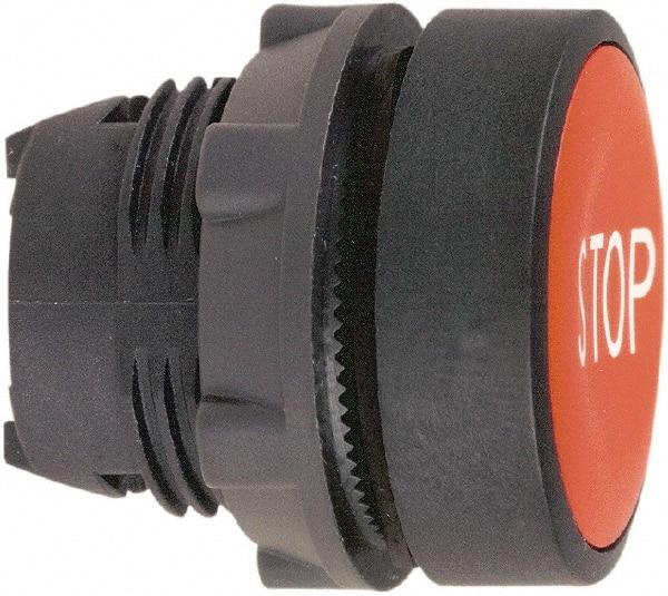 Schneider Electric - 22mm Mount Hole, Flush, Pushbutton Switch Only - Round, Red Pushbutton, Nonilluminated, Momentary (MO) - Makers Industrial Supply