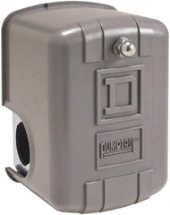 Square D - 1 and 3R NEMA Rated, 20 to 50 psi, Electromechanical Pressure and Level Switch - Adjustable Pressure, 575 VAC, L1-T1, L2-T2 Terminal, For Use with Square D Pumptrol - Makers Industrial Supply