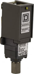 Square D - 1 NEMA Rated, SPDT, 90 to 2,900 psi, Electromechanical Pressure and Level Switch - Adjustable Pressure, 120 VAC at 6 Amp, 125 VDC at 0.22 Amp, 240 VAC at 3 Amp, 250 VDC at 0.27 Amp, 1/4 Inch Connector, Screw Terminal, For Use with 9012G - Makers Industrial Supply