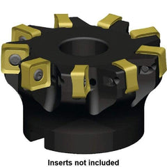 Kennametal - 12 Inserts, 160mm Cut Diam, 40mm Arbor Diam, 6mm Max Depth of Cut, Indexable Square-Shoulder Face Mill - 3° Lead Angle, 63mm High, SN_J120616EN__ Insert Compatibility, Series KSSM - Makers Industrial Supply