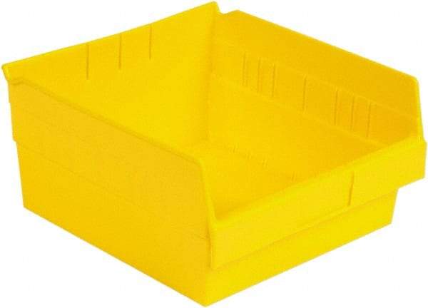 LEWISBins+ - 11-5/8" Deep, Yellow Hopper Shelf Bin - 6" High x 11-1/8" Wide x 11-5/8" Long - Makers Industrial Supply