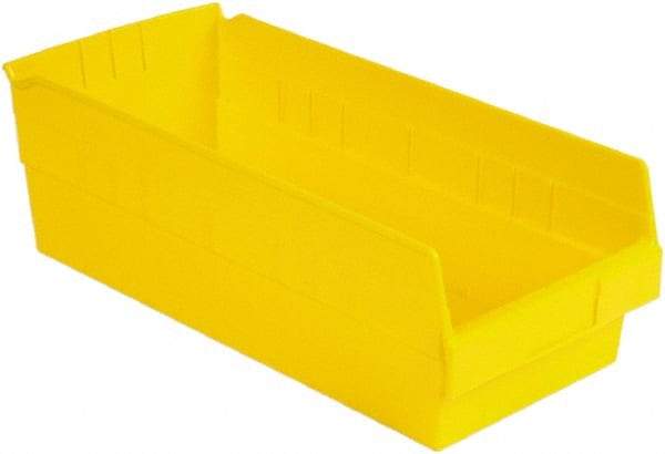 LEWISBins+ - 17-7/8" Deep, Yellow Hopper Shelf Bin - 6" High x 8-3/8" Wide x 17-7/8" Long - Makers Industrial Supply