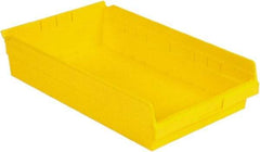 LEWISBins+ - 17-7/8" Deep, Yellow Hopper Shelf Bin - 4" High x 11-1/8" Wide x 17-7/8" Long - Makers Industrial Supply