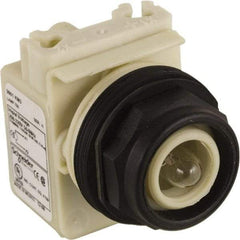 Schneider Electric - 208 VAC at 50/60 Hz via Transformer, 220 VAC at 50/60 Hz via Transformer Indicating Light - Round Lens, Screw Clamp Connector, Corrosion Resistant, Dust Resistant, Oil Resistant - Makers Industrial Supply