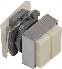 Schneider Electric - 30mm Mount Hole, Pushbutton Switch Only - Square, Nonilluminated, Momentary (MO) - Makers Industrial Supply