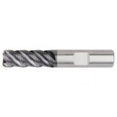 3/4x3/4x1-1/2x4 .050R 4FL Carbide Roughing End Mill-Weldon Shank-AlTiN - Makers Industrial Supply