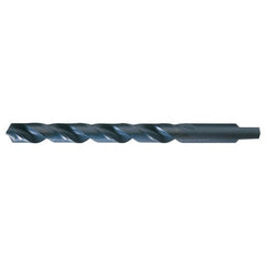 #10 RHS / RHC HSS 118 Degree Radial Point Automotive Tanged Shank Drill - Steam Oxide - Exact Industrial Supply