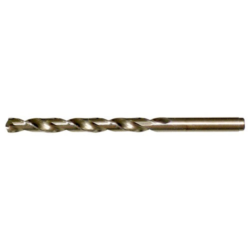 2.00mm RHS / RHC HSS-CO 8% (M42) 135 Degree Split Point NAS907 Type J Cobalt Heavy Duty Jobber Drill - Straw / Gold Oxide - Exact Industrial Supply