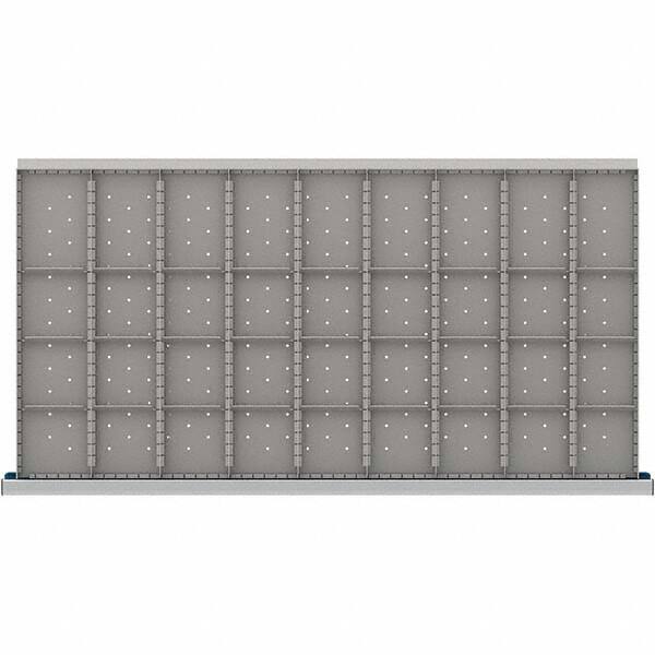 LISTA - 36-Compartment Drawer Divider Layout for 3.15" High Drawers - Makers Industrial Supply