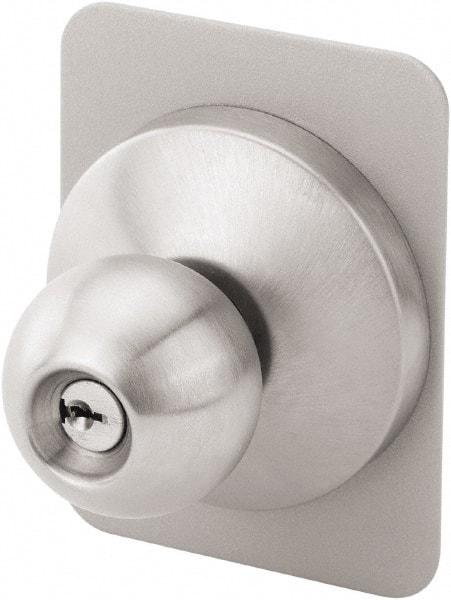 Falcon - Aluminum Finish, Steel Knob Trim - Nonhanded, For Falcon - Makers Industrial Supply