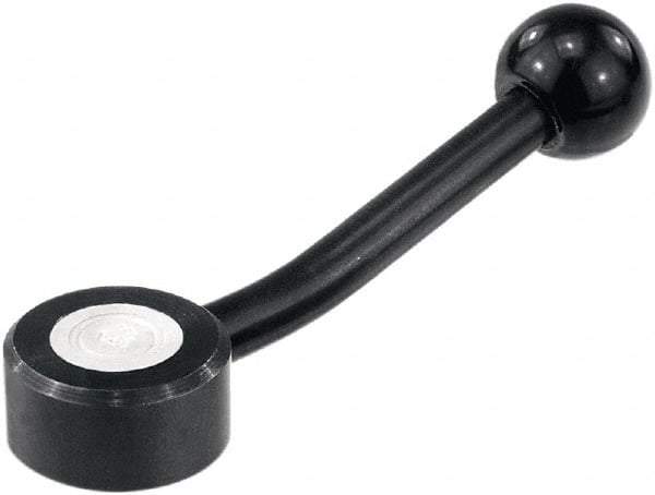 KIPP - M16, Steel Threaded Hole Adjustable Clamping Handle - 167.5mm OAL, 48mm High - Makers Industrial Supply