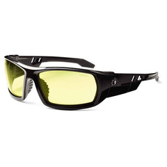 Odin Yellow Lens Black Safety Glasses - Makers Industrial Supply